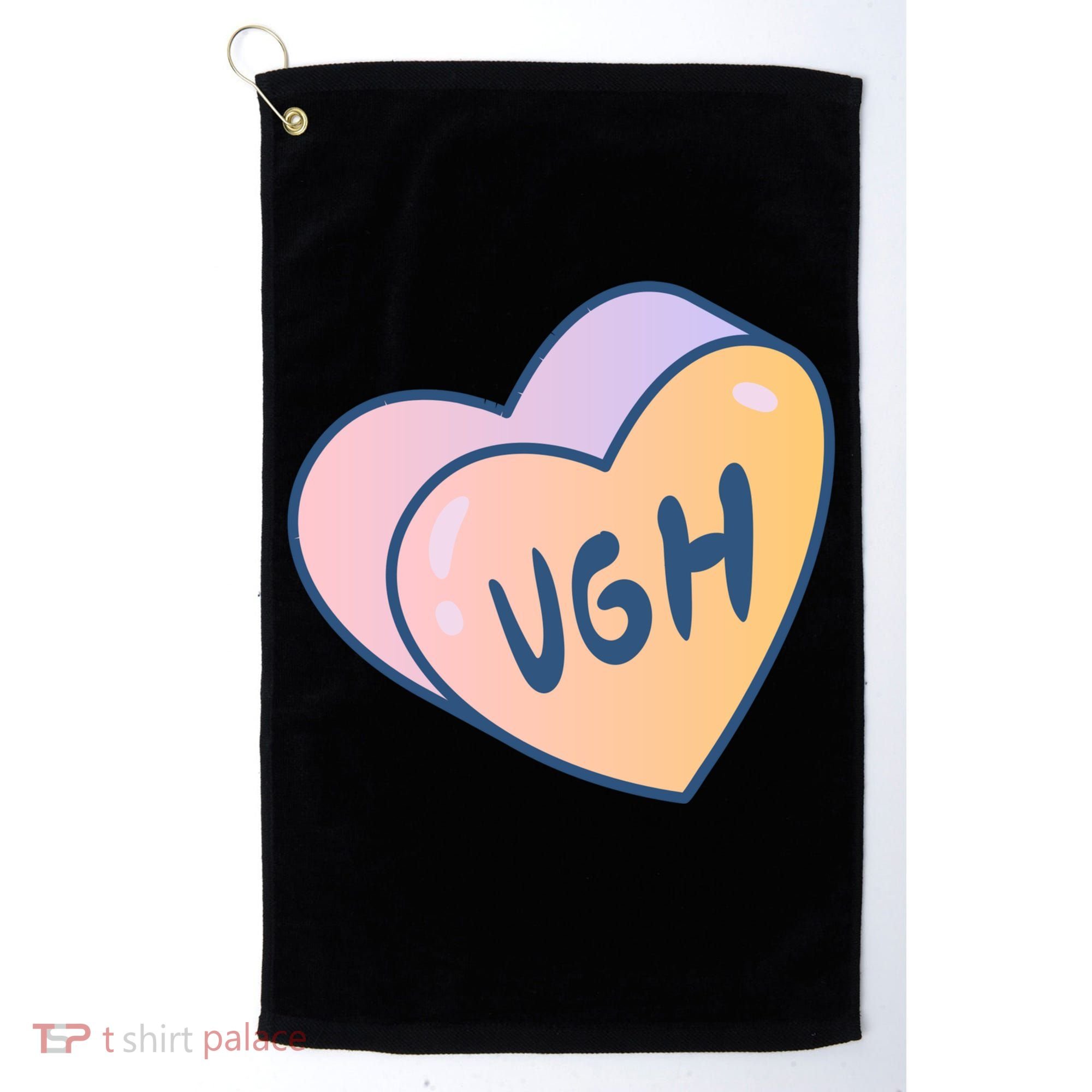 Ugh Heart Golf Towel