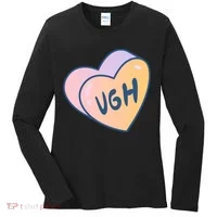 Ugh Heart Women's Long Sleeve Shirt thumb 0
