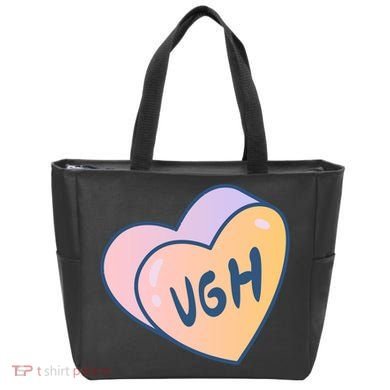 Ugh Heart Tote Bag