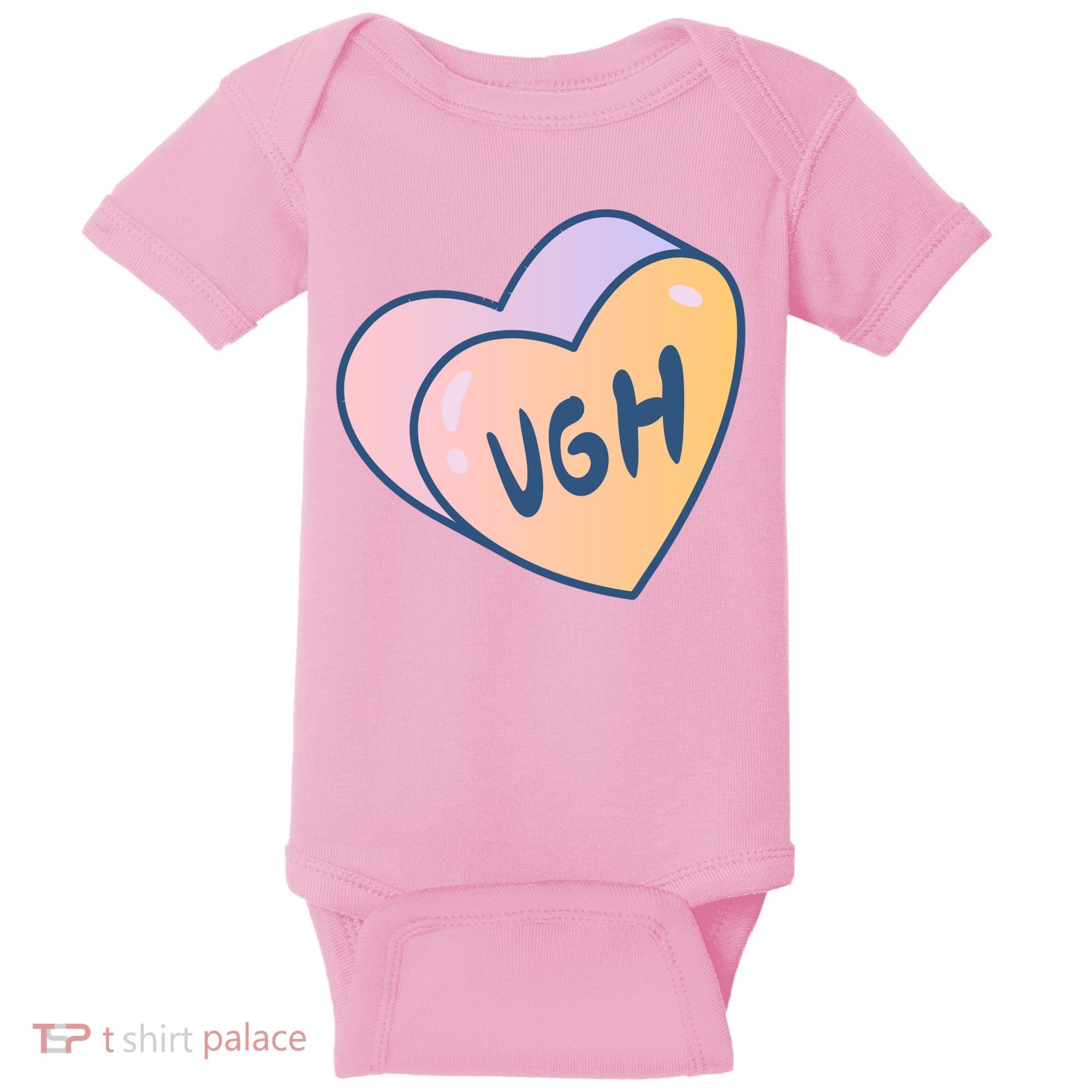 Ugh Heart Baby Bodysuit