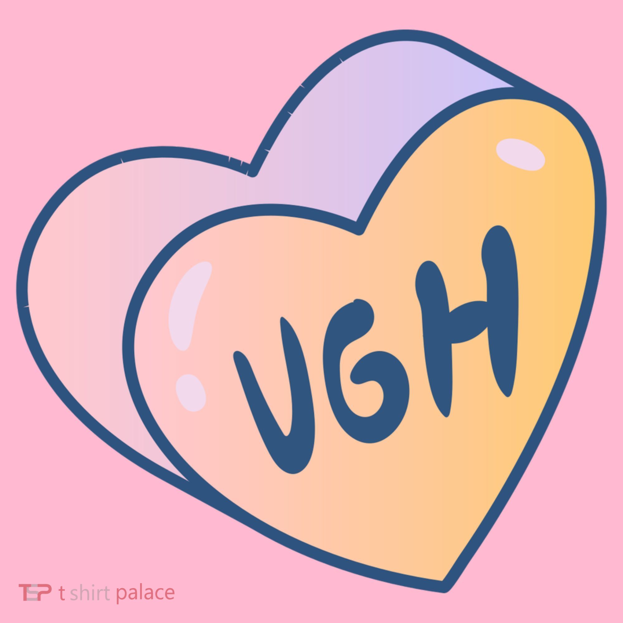 Ugh Heart Kids Long Sleeve Shirt