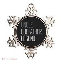 Uncle Godfather Legend Funny Fathers Day Family Brother Ornament thumb 0