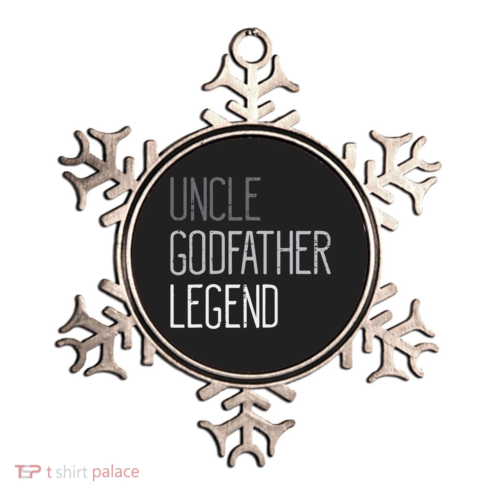 Uncle Godfather Legend Funny Fathers Day Family Brother Ornament