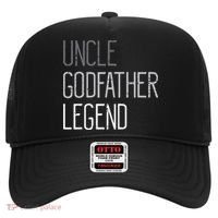 Uncle Godfather Legend Funny Fathers Day Family Brother Hat thumb 0
