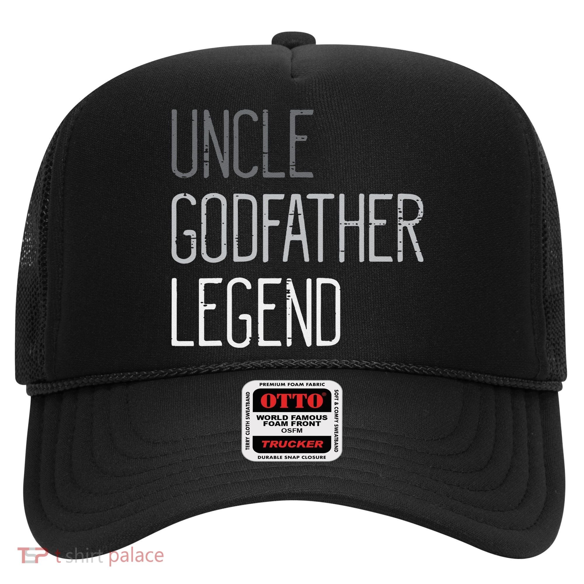 Uncle Godfather Legend Funny Fathers Day Family Brother Hat