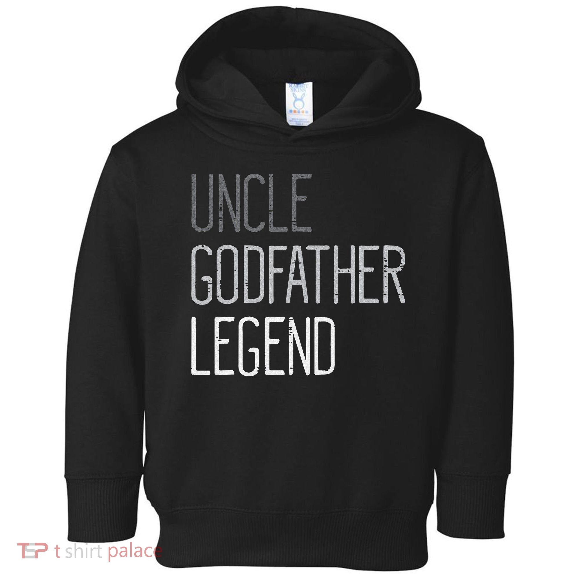 Uncle Godfather Legend Funny Fathers Day Family Brother Toddler Hoodie