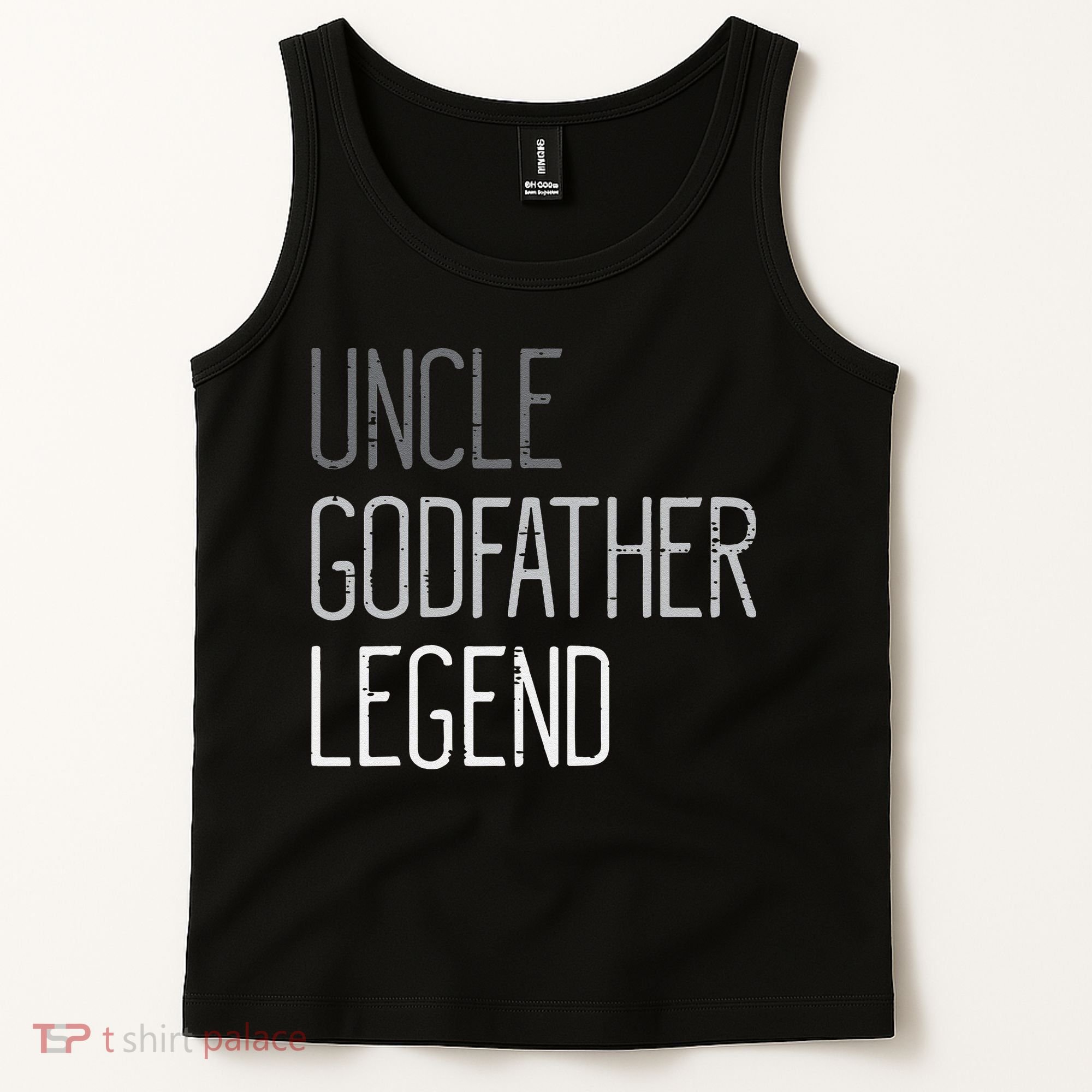 Uncle Godfather Legend Funny Fathers Day Family Brother Tank Top