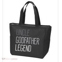 Uncle Godfather Legend Funny Fathers Day Family Brother Tote Bag thumb 3