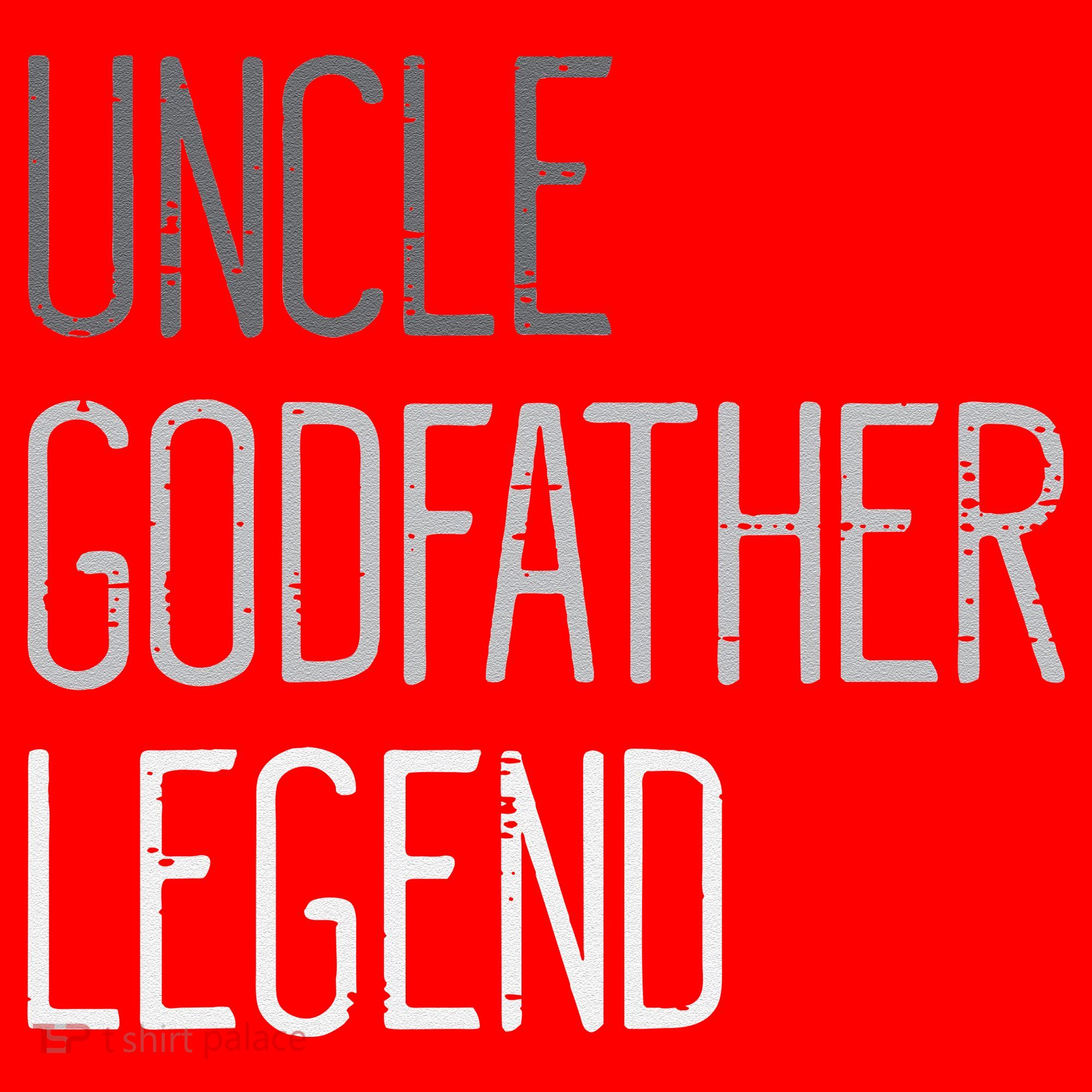 Uncle Godfather Legend Funny Fathers Day Family Brother Santa Hat