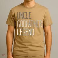 Uncle Godfather Legend Funny Fathers Day Family Brother T-Shirt thumb 3