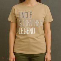 Uncle Godfather Legend Funny Fathers Day Family Brother T-Shirt thumb 4