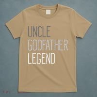Uncle Godfather Legend Funny Fathers Day Family Brother T-Shirt thumb 5