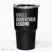 Uncle Godfather Legend For A Favorite Uncle Family Baptism Tumbler thumb 0
