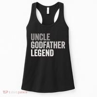 Uncle Godfather Legend For A Favorite Uncle Family Baptism Women's Tank Top thumb 0