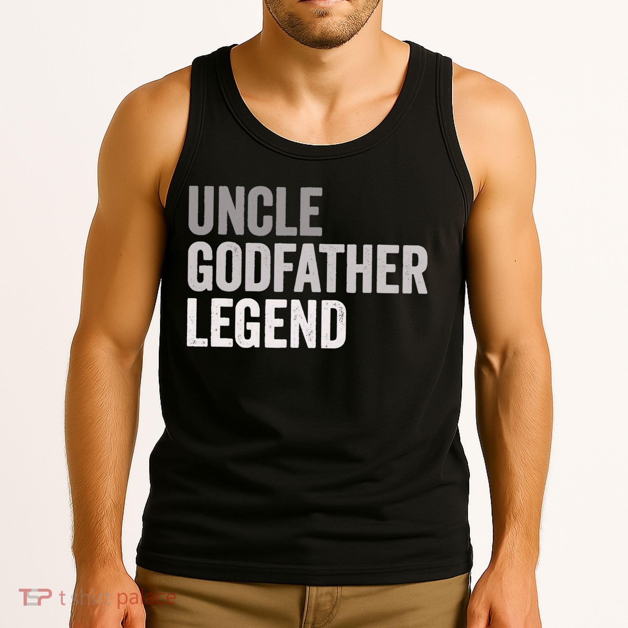 Uncle Godfather Legend For A Favorite Uncle Family Baptism Tank Top