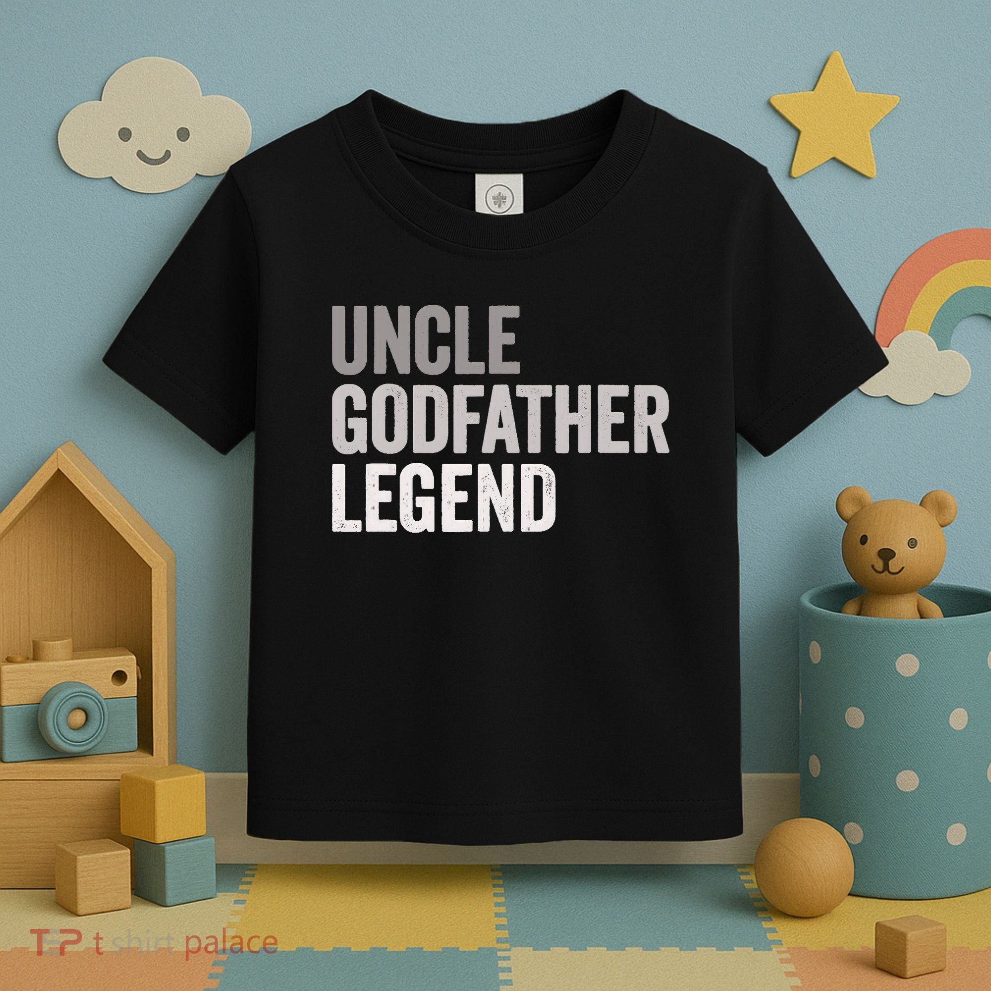 Uncle Godfather Legend For A Favorite Uncle Family Baptism Toddler T-Shirt