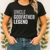 Uncle Godfather Legend For A Favorite Uncle Family Baptism Women's T-Shirt thumb 2