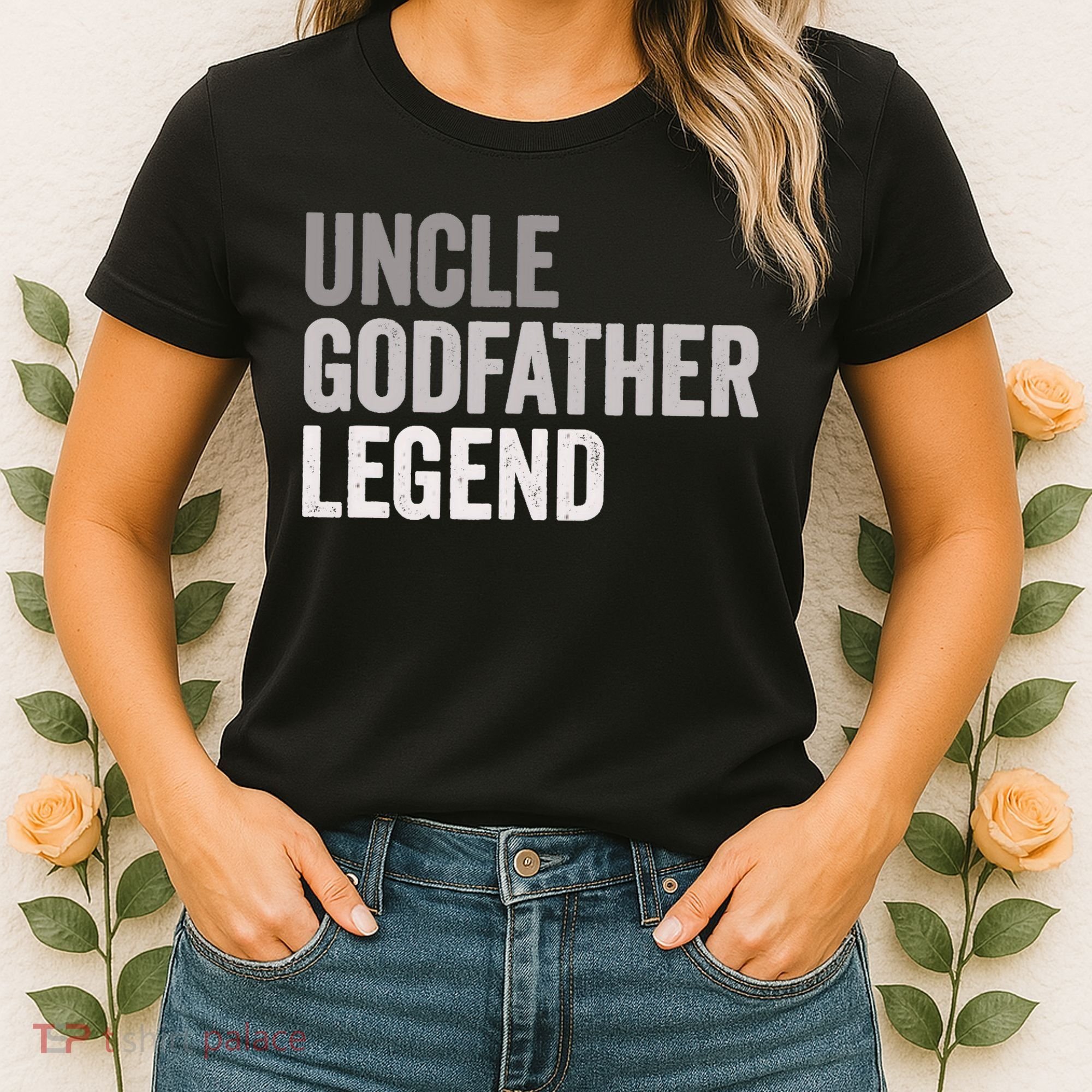 Uncle Godfather Legend For A Favorite Uncle Family Baptism Women's T-Shirt