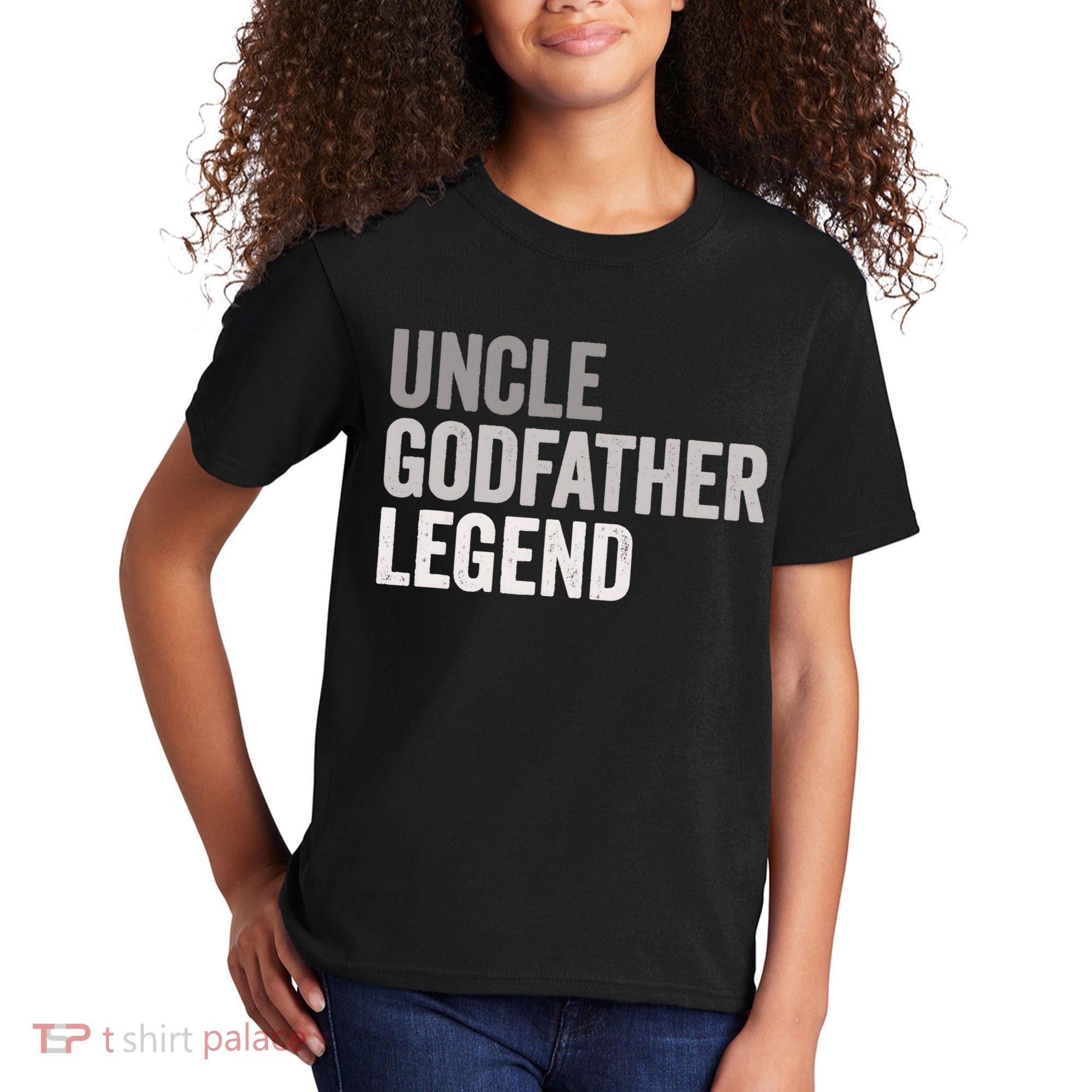 Uncle Godfather Legend For A Favorite Uncle Family Baptism Kids T-Shirt