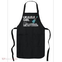 Ukulele Girl Like A Norm Girl But Cooler Apron thumb 0