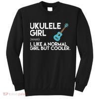Ukulele Girl Like A Norm Girl But Cooler Sweatshirt thumb 0