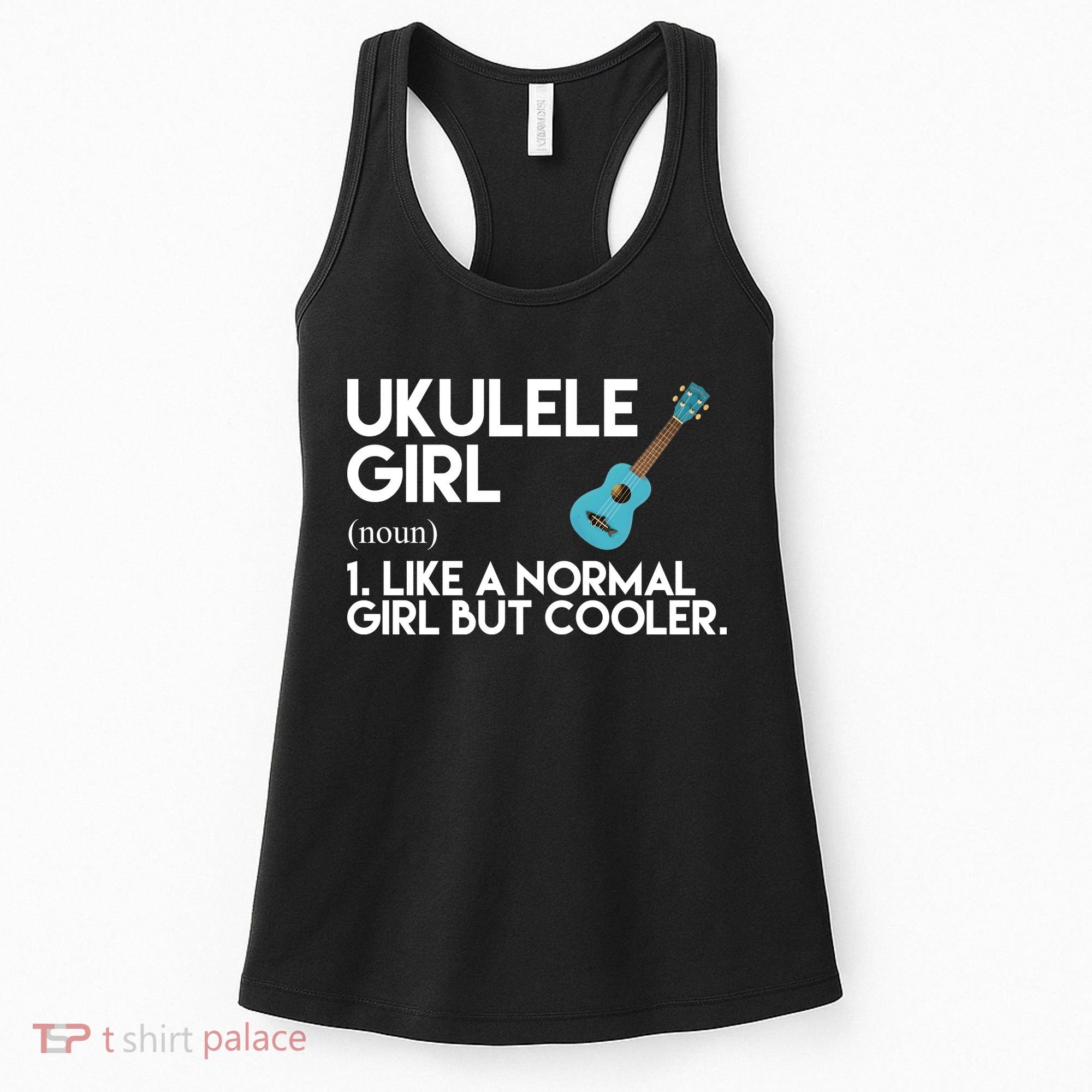 Ukulele Girl Like A Norm Girl But Cooler Women's Tank Top