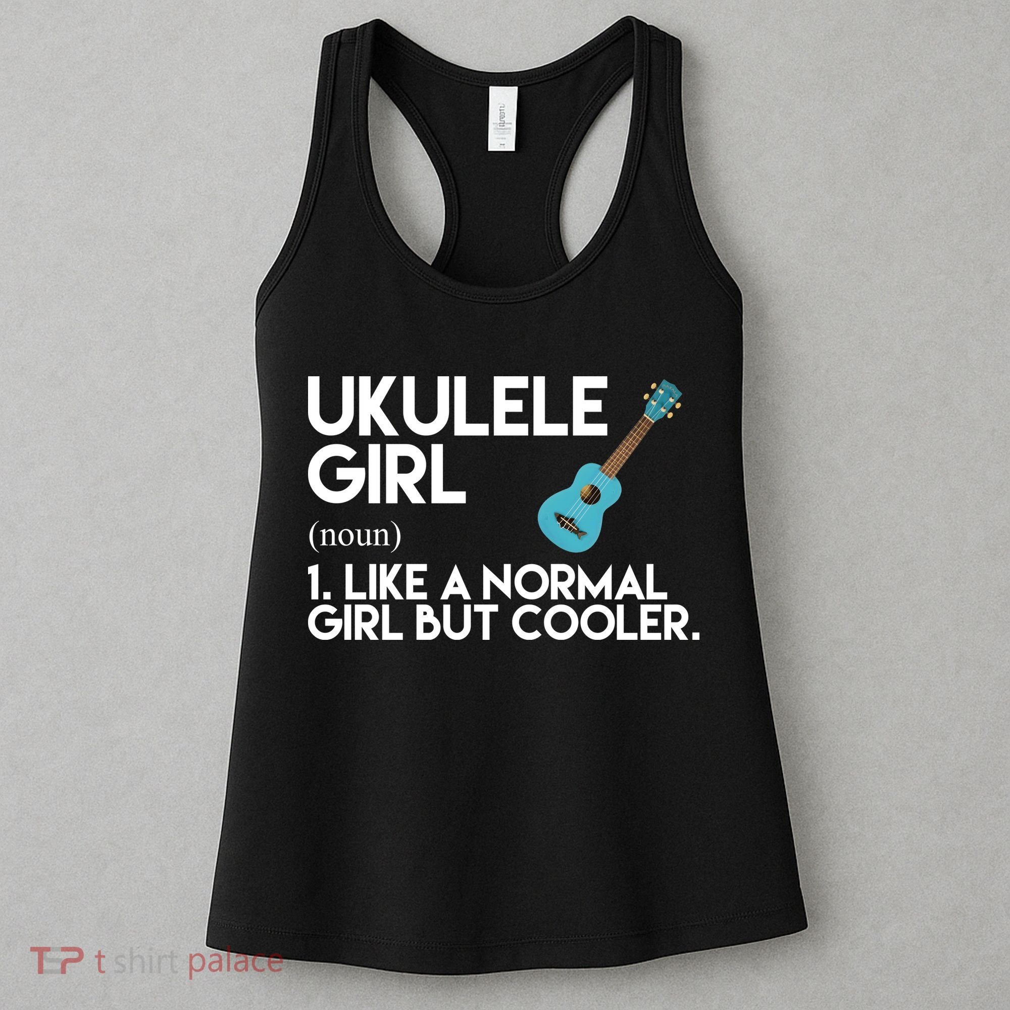Ukulele Girl Like A Norm Girl But Cooler Women's Tank Top
