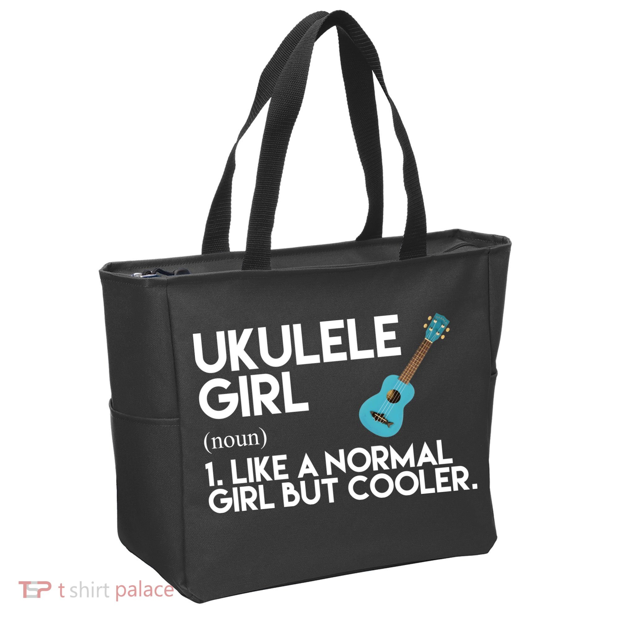 Ukulele Girl Like A Norm Girl But Cooler Tote Bag