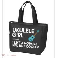Ukulele Girl Like A Norm Girl But Cooler Tote Bag thumb 3