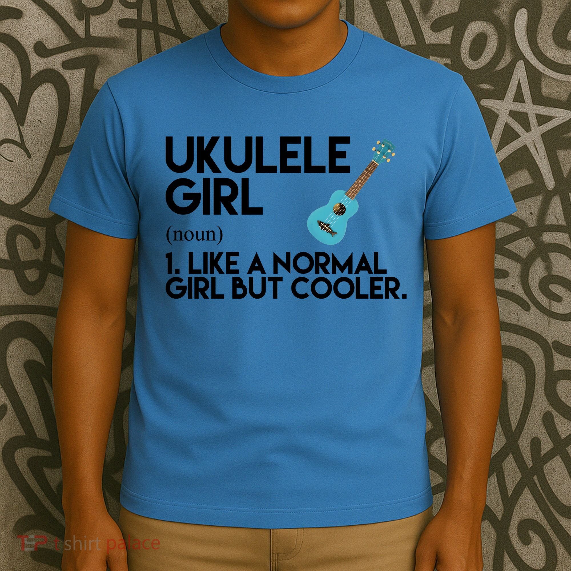 Ukulele Girl Like A Norm Girl But Cooler T-Shirt