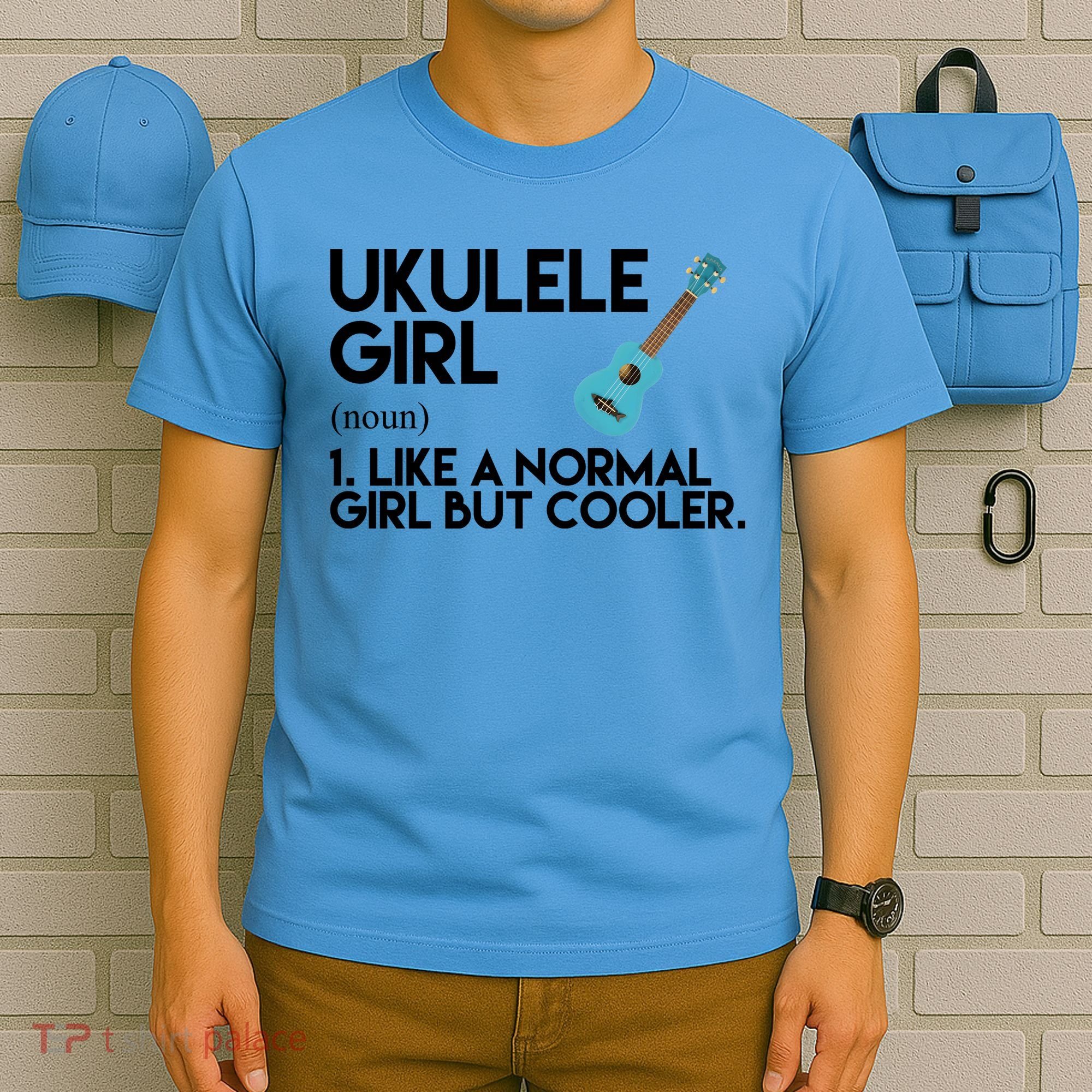 Ukulele Girl Like A Norm Girl But Cooler T-Shirt