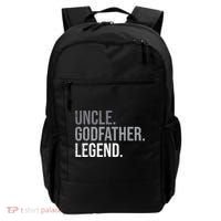  Uncle Godfather Legend Best Godfather Proposal Baptism Backpack thumb 0