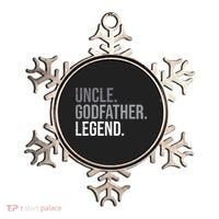  Uncle Godfather Legend Best Godfather Proposal Baptism Ornament thumb 0