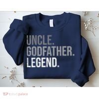  Uncle Godfather Legend Best Godfather Proposal Baptism Sweatshirt thumb 2