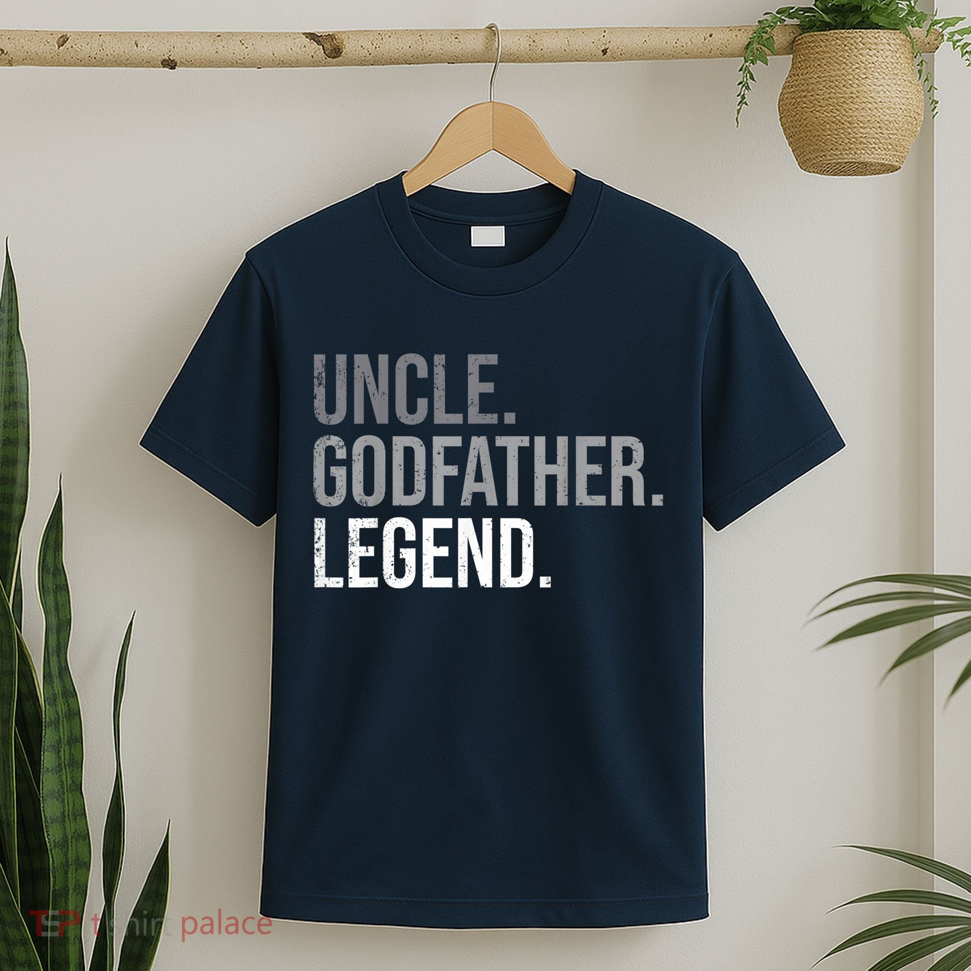  Uncle Godfather Legend Best Godfather Proposal Baptism T-Shirt
