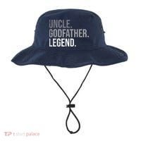  Uncle Godfather Legend Best Godfather Proposal Baptism Bucket Hat thumb 0