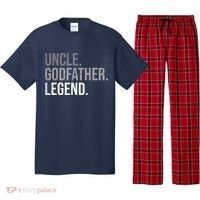  Uncle Godfather Legend Best Godfather Proposal Baptism Pajama Set thumb 0