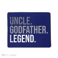  Uncle Godfather Legend Best Godfather Proposal Baptism Mousepad thumb 0