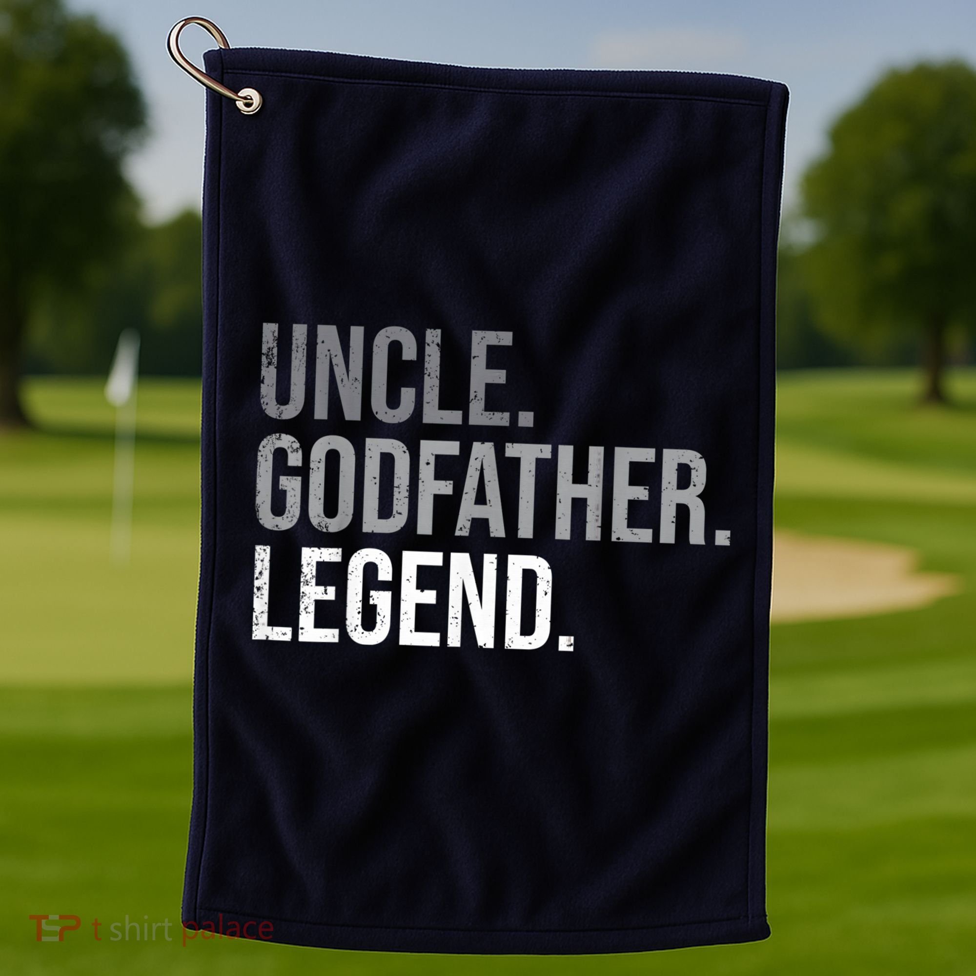  Uncle Godfather Legend Best Godfather Proposal Baptism Golf Towel