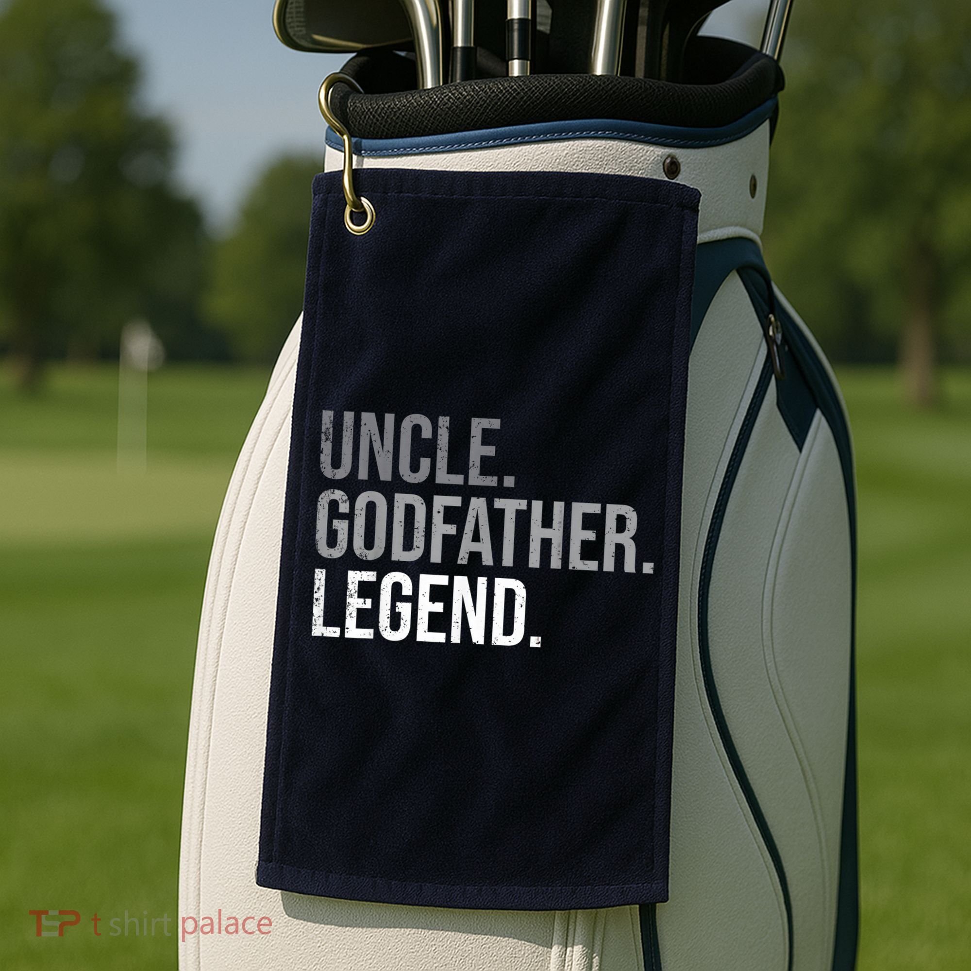  Uncle Godfather Legend Best Godfather Proposal Baptism Golf Towel