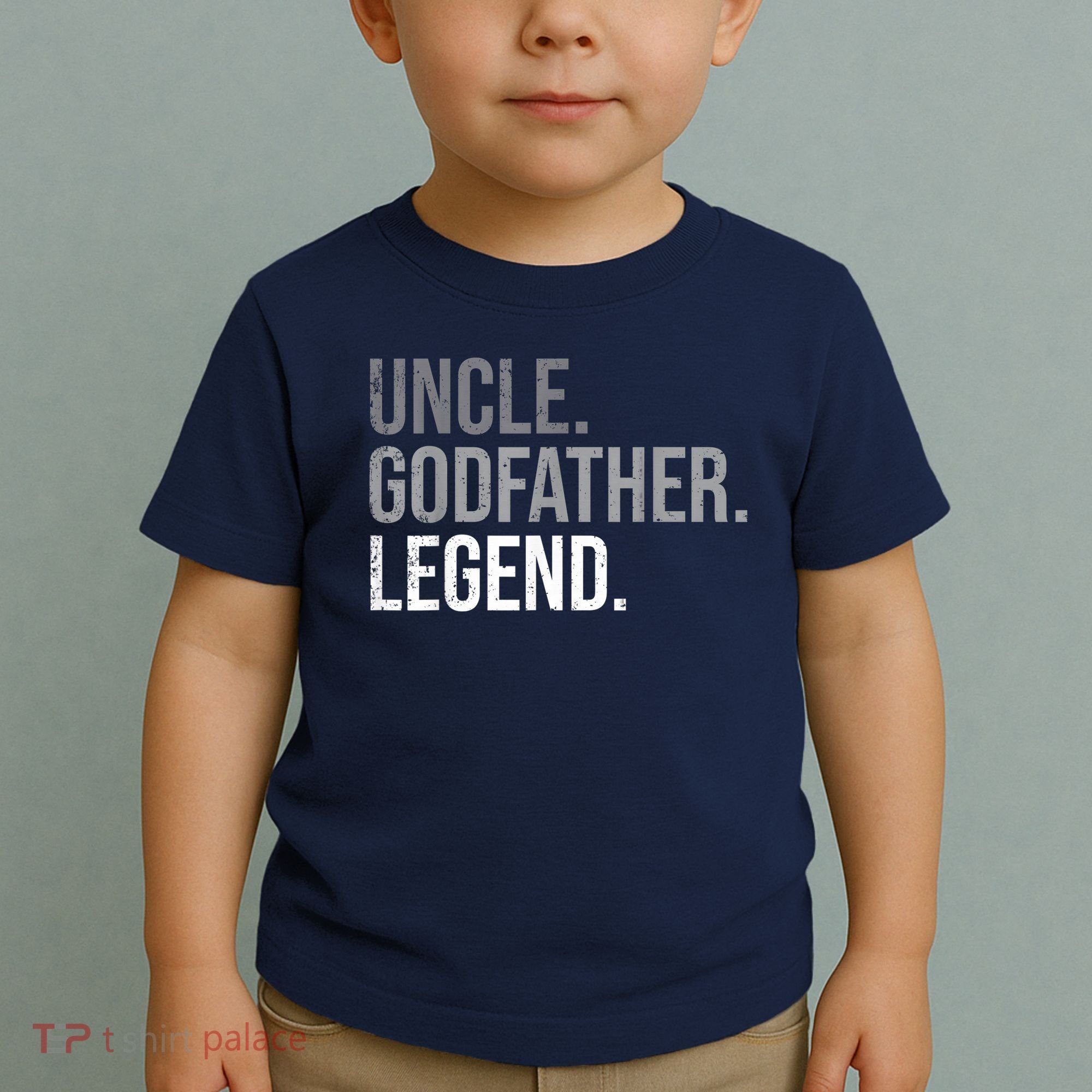  Uncle Godfather Legend Best Godfather Proposal Baptism Toddler T-Shirt