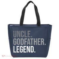  Uncle Godfather Legend Best Godfather Proposal Baptism Tote Bag thumb 0
