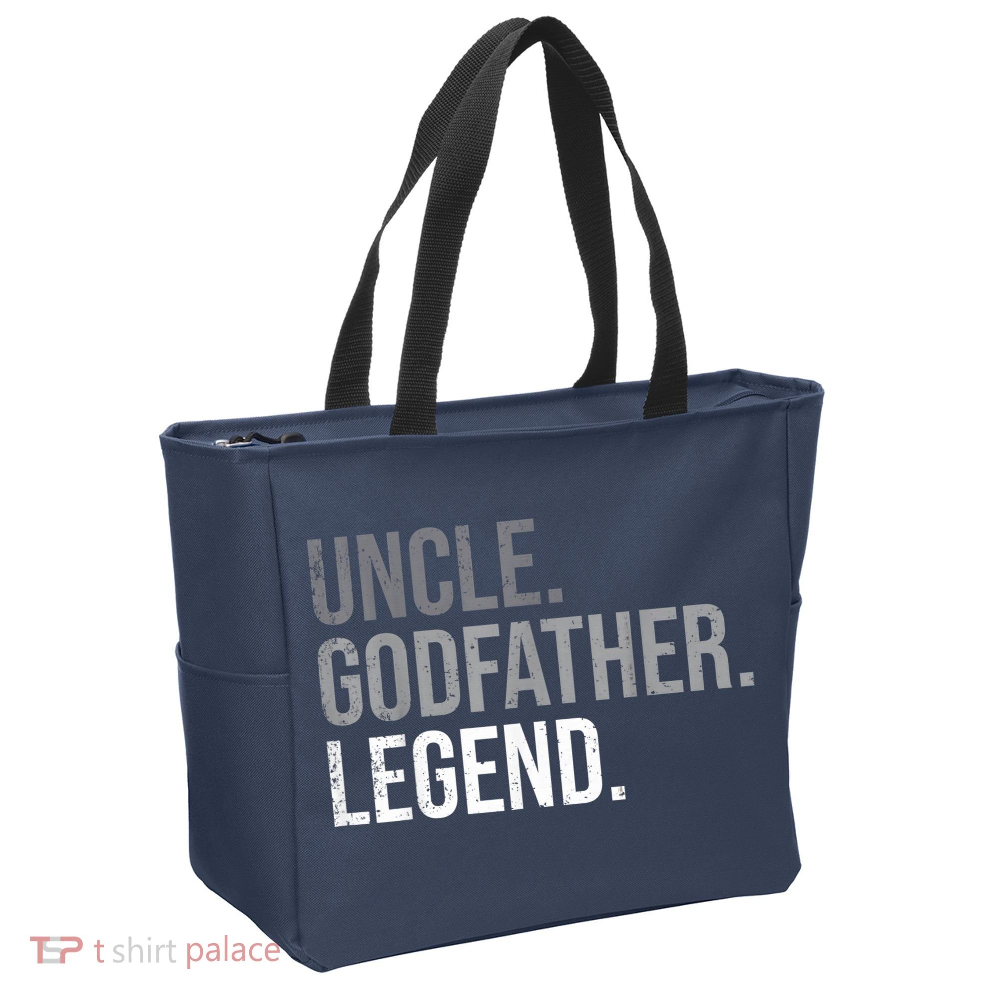  Uncle Godfather Legend Best Godfather Proposal Baptism Tote Bag