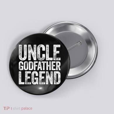  Uncle Godfather Legend Shirt Button