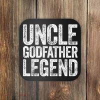  Uncle Godfather Legend Shirt Coaster thumb 0
