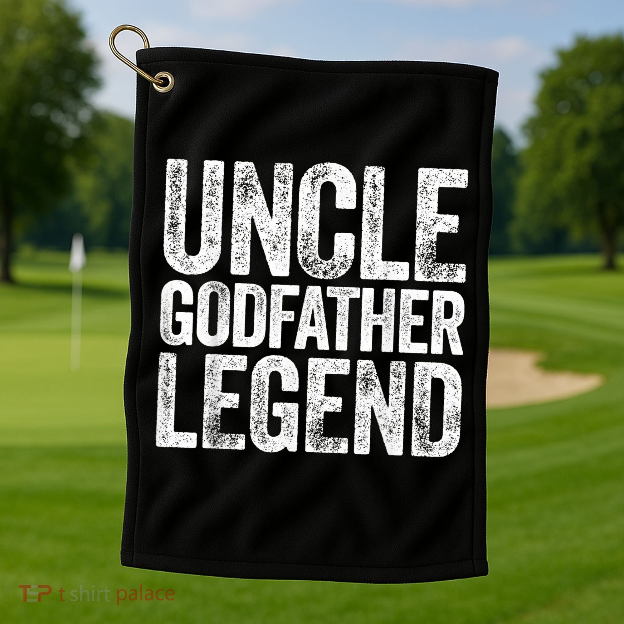  Uncle Godfather Legend Shirt Golf Towel