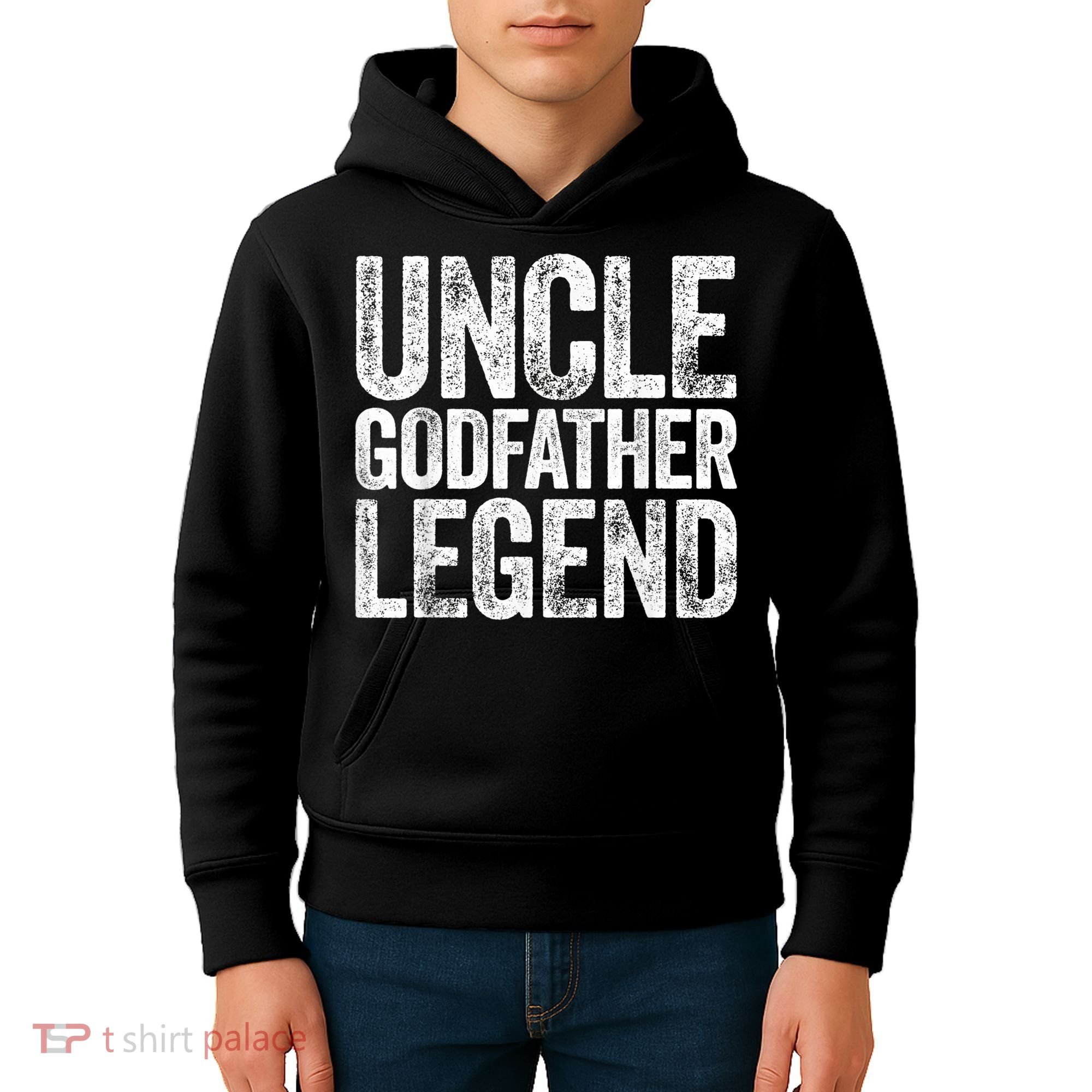  Uncle Godfather Legend Shirt Kids Hoodie