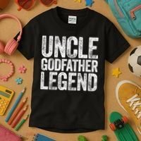  Uncle Godfather Legend Shirt Kids T-Shirt thumb 3