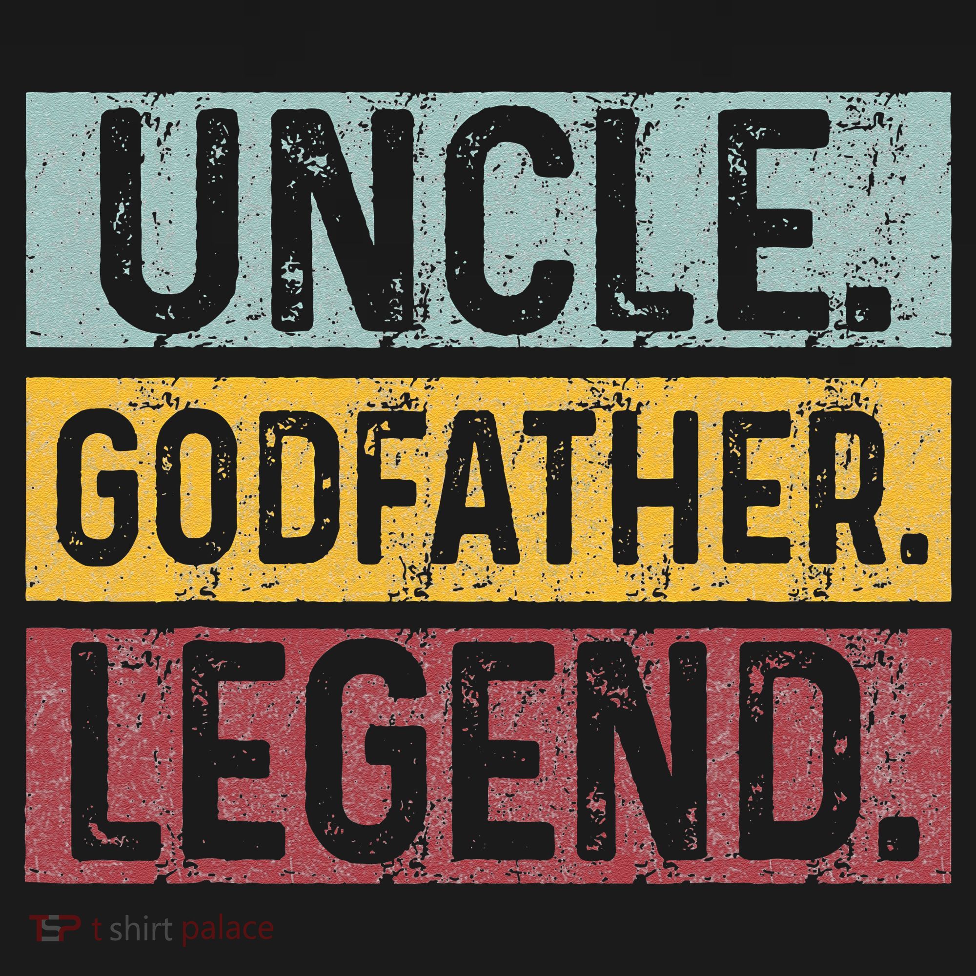 Uncle Godfather Legend Vintage Happy Fathers Day Gift T-Shirt