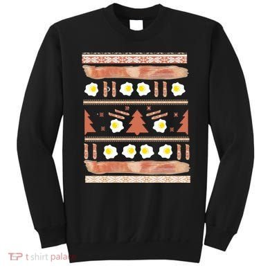 Ugly Bacon And Eggs Christmas Sweater Sweatshirt